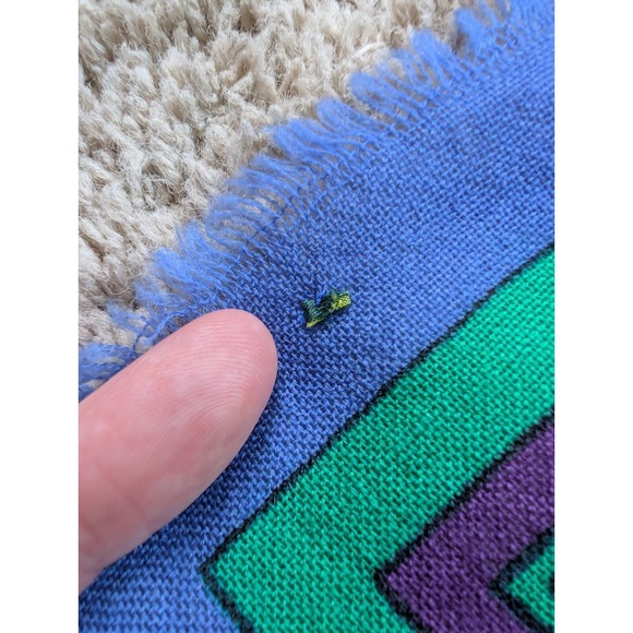 Vintage Lauren Ralph Lauren Silk Scarf *HOLES Equestrian Belt Crest 40" LXVII - Picture 2 of 16